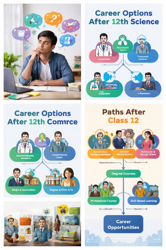 student confused about what to do after class 12 and career options
